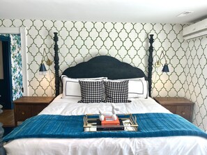 Suite 10: King Anthropologie Bed, stunning views of mountains from all windows, porcelain tile bath with a jacuzzi tub that will have a 360 curtain and shower attachment, 55" Smart TV and no walls adjoin with other suites or living areas