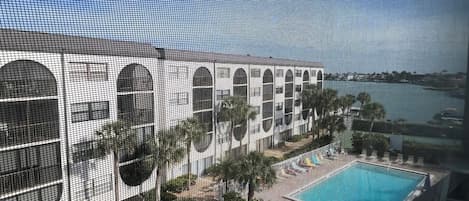 View of Pool and Bay