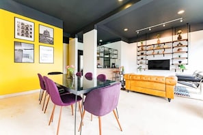 The open floor plan is perfect for socializing