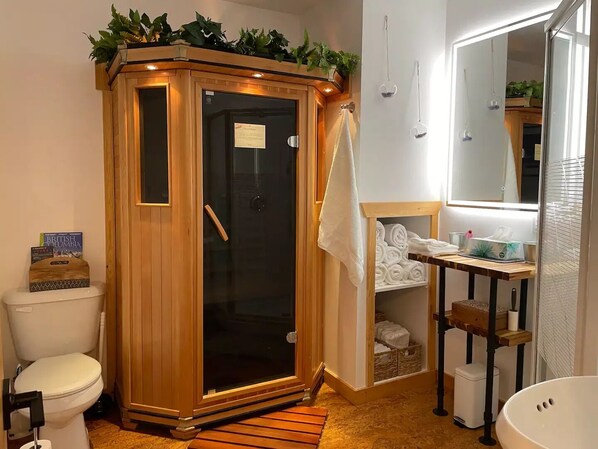 Electric, 2-person, private sauna