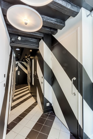 Interior entrance