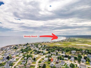 Walk on over to popular Moody Beach!