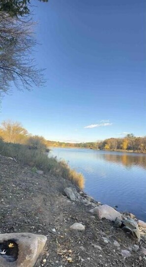Water access with great fishing off the dock.