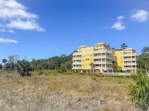 View of Condo from Beach