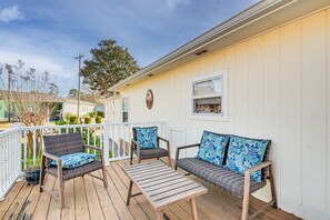 Furnished Deck | Gated Community