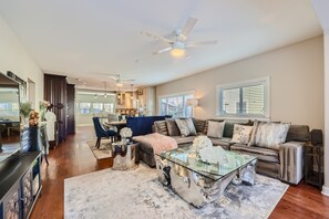open and spacious