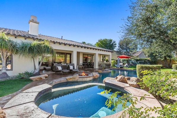 Pool and back yard