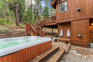 Private hot tub