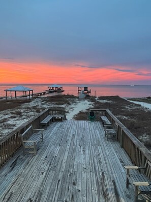 view from deck