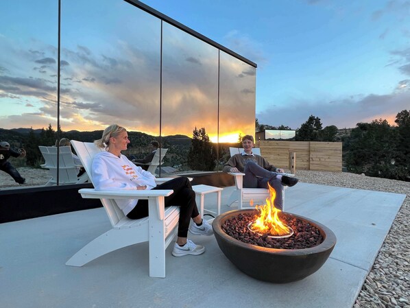 Mirror Zion with beautiful sunset views