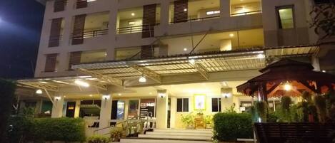 Front of property - evening/night