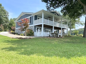 Lake house from the lake.