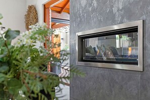 Cosy up to this gas fire located in main living area