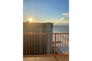 Sunrise from balcony