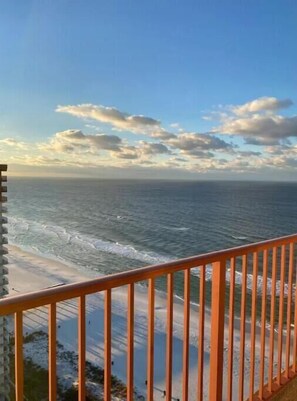 Ocean view from balcony