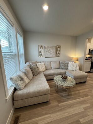 Front entry into living space.