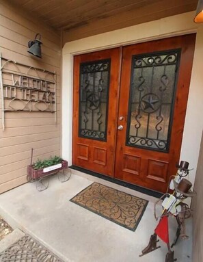 Grand entrance into your vacation home.