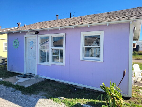 Welcome to All Aboard--a 2 bedroom/1 bath cottage with a kitchenette.
