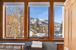 Views of the Steamboat Ski Area from the upper window