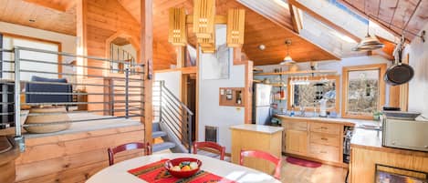 Welcome to this one of a kind cabin along the creek!