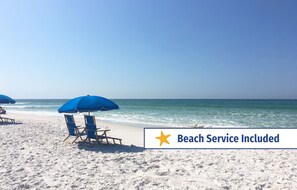 Beach Chairs Included - Seasonally