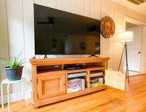 65" Smart tv ready for your streaming subscriptions. Plenty of games, too.