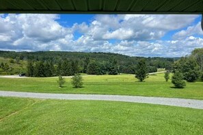 Blick von der Unterkunft