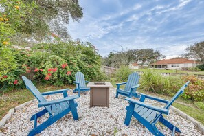 Backyard | Pool | Gas Fire Pit | Gas Grill | Canal Dock | Wraparound Deck