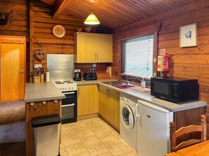 Kitchen area | Cumstoun Lodge, Colvend, near Sandyhills