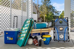 Beach Toys and Beach Supplies for Your Stay!