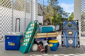 Beach Toys and Beach Supplies for Your Stay!