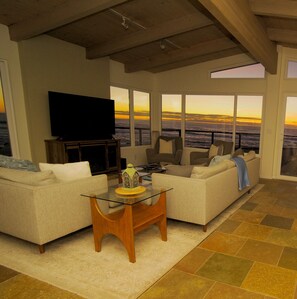Sunset from the living room