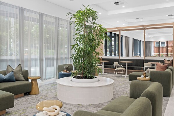 Sala de estar en el lobby