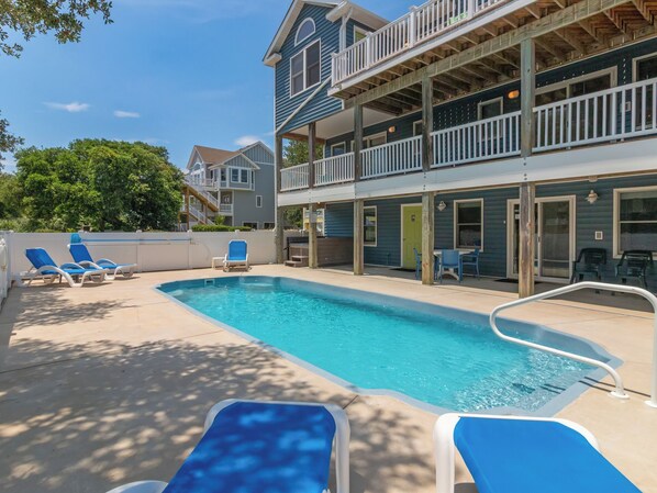 Enjoy a dip in the private pool! (Open in the summer)