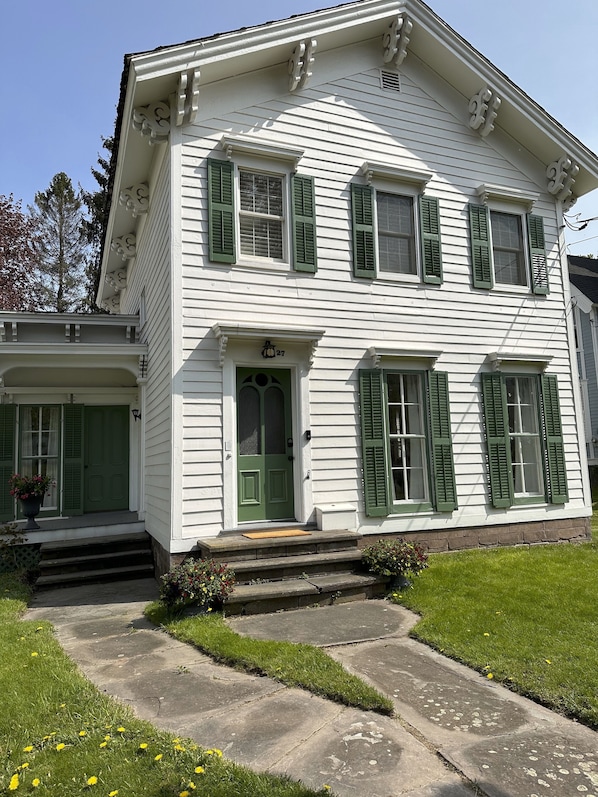 Front view of house