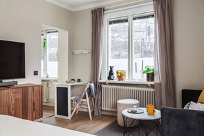 Uitzicht vanuit accommodatie