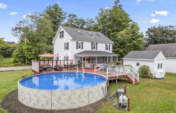 Pool is closed during the winter