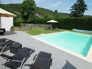 Schwimmbad des Ferienhauses