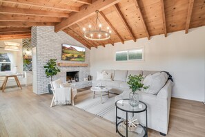 Open concept living room.