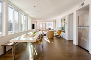 dining area to living room