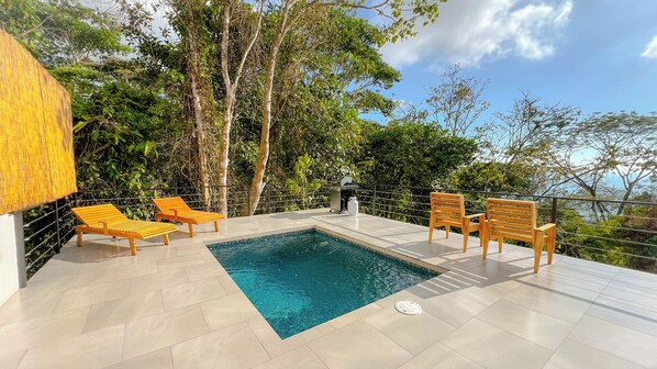 POOL WITH OCEAN & JUNGLE VIEW