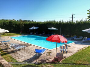 Schwimmbad des Ferienhauses