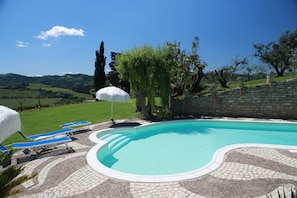 Schwimmbad des Ferienhauses