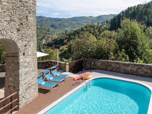 Schwimmbad des Ferienhauses