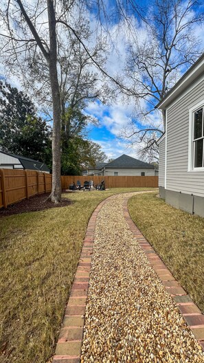 View OF Fenced Backyard