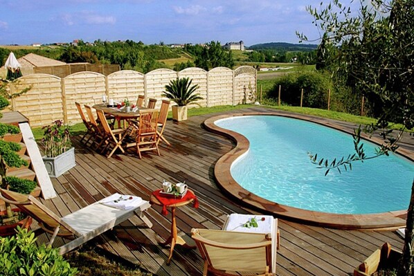 Piscine maison de vacances