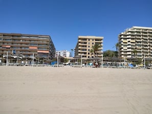 Beach in front