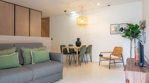 Discover the perfect cozy spot for relaxation in our living room. #CozyLiving #HomeComfort #RelaxationSpace
