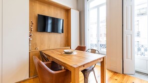 There's a flat screen TV in the closet - lay back and relax after a long day exploring our gorgeous city! #TV #entertainment