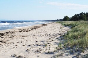 down by the beach